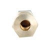 JUSTBAIXUE 5 Piece Brass Brake Line Union Fitting Straight Resuder