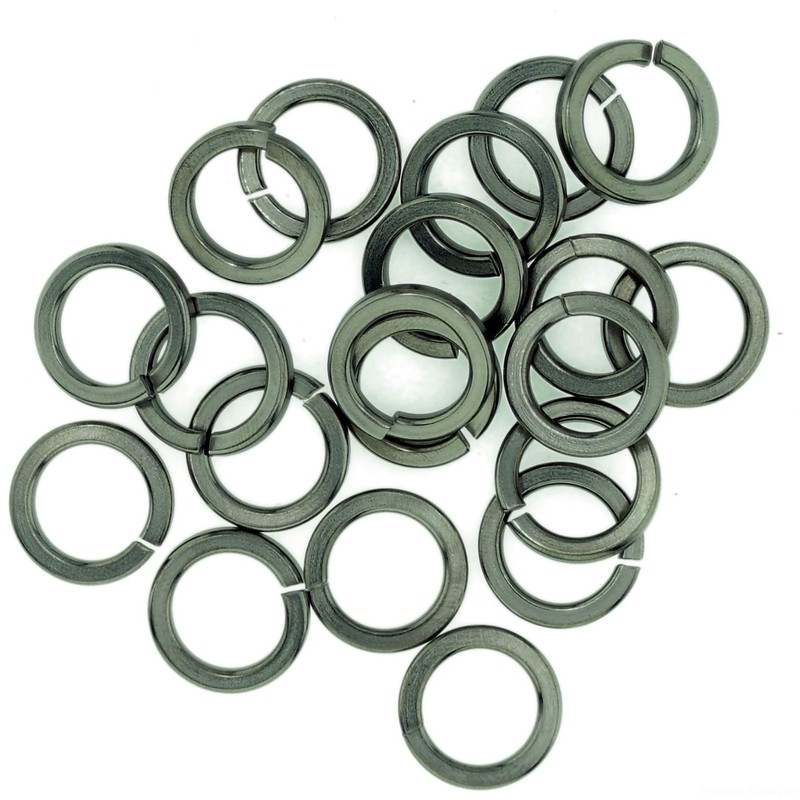M14 (14mm) Square Spring Split Lock Washer - Stainless Steel