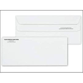 EGP #10 Size Non-Window, Self-Seal Envelope, Black Imprint, Quantity 500