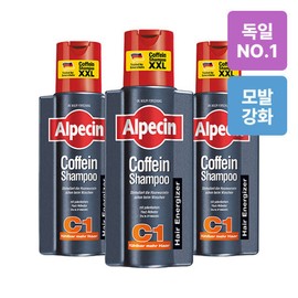 Alpecin Caffeine Shampoo C1 375ml (Hair Strengthening) / 알페신 카페인 샴푸 C1 375ml (모발 강화) X 3