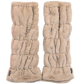 Senko S.D.S 27782 Boappa, Long Leg Warmer, Maximum Width 8.9 inches (22.5 cm), Length 18.5 inches (47 cm), Beige, Boa, Cold Protection, Energy Saving