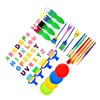 48Pcs Kids Paint Brushes Set Painting Drawing Stamp Kit Fun