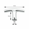 Garage Door Handle with Inner Handle Aluminium F1 Ergonomic 8