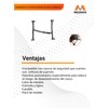Barboquejo de 4 Puntos para Casco de Seguridad Industrial Paq