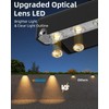 VOLISUN Solar Deck Lights 20 Pack, Warm White Glow LED