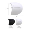 2 Pairs White Shoulder Pads 2 Pairs Black Shoulder Pads
