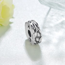 Cujiesp Tree of Life Urn Charm for Ashes 925 Sterling Silver Cremation Charms for Bracelets Necklaces Memorial Jewelry Gifts for Women Loss Loved One