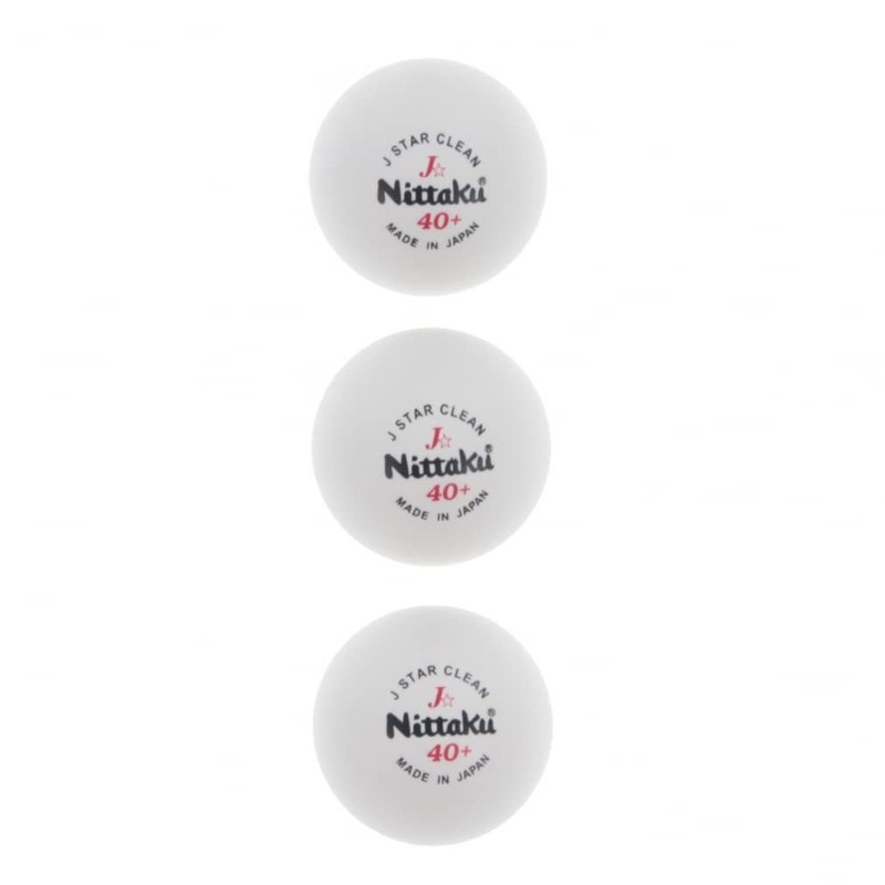 Nittaku NB1760 Table Tennis Balls, J Star Clean, Pack of