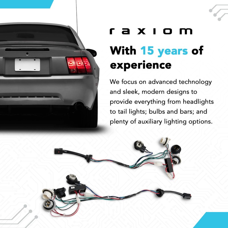 Raxiom Tail Light Sequencer Harness Kit with Tuning Plug and