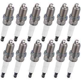 BDFHYK 2382 Iridium Spark Plugs Compatible with Chrysler Cirrus Sebring Acura RL SLX TL Kia Amanti Optima Sorento Sedona 3.0L 3.5L V6 Replacement for BKR5ES-11 Set of 12