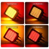 Double Face LED Turn Signal Lights, Square Dual Face Led
