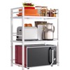 DOLALIKE Microwave Oven Rack, Expandable Microwave Stand Countertop Kitchen Utensils