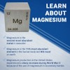 Magnesium Element Cube- Engraved - 1"