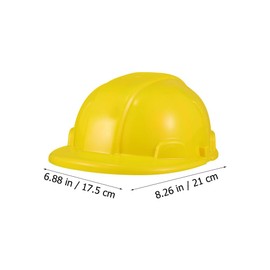 Abaodam Construction Hat Toys for Kids Plaything Kids Construction Workers Hat Plastic Party Accessories