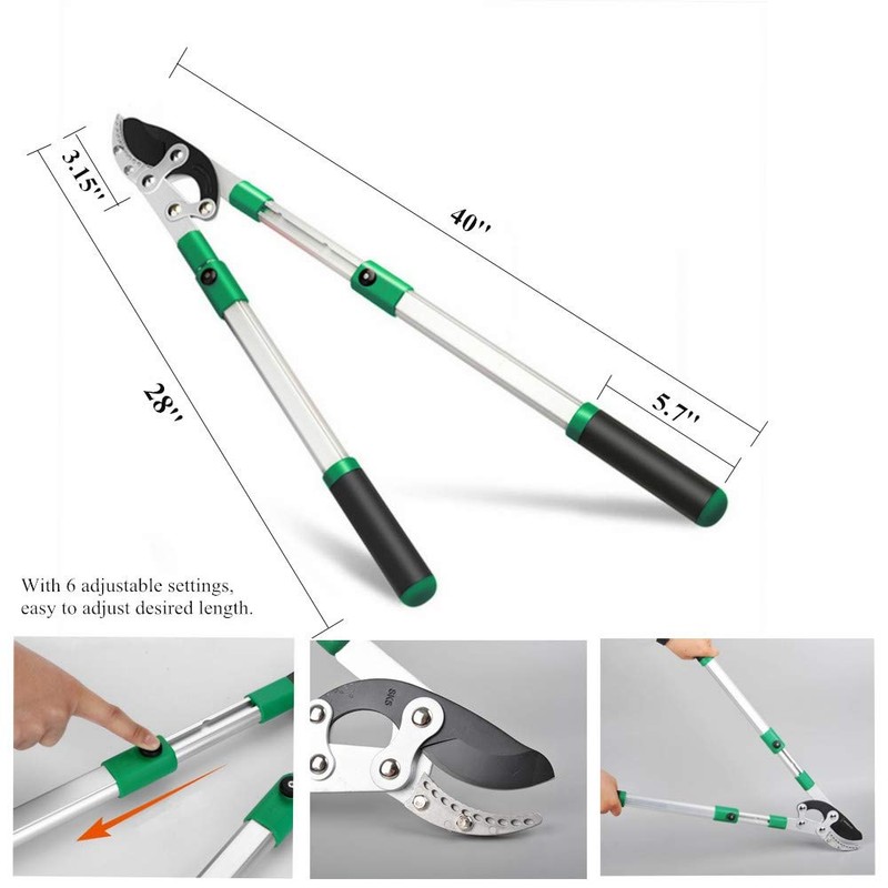SK5 High-Performance Compound Action Anvil Lopper,Chops Thick Branches with Ease,2