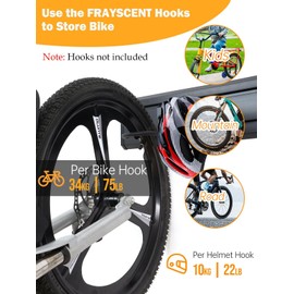 Slat Wall Paneling Garage Tool Organizer Wall Mount 48"L x6"H, 4 Pack, Black Slatwall Panels Garage Wall Organizer Heavy Duty, Easy Installation, Garage Storage and Organization Max Load 1300 LB