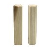 45 Degree Poplar Outside Radius Corner Base Block | 3/4"