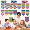 ReliThick 18 Pcs Elementary Math Poster for Beginning of The
