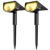 AloftSun Solar Motion Sensor Outdoor Lights,Waterproof Motion Sensor Spot Lights-