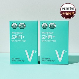 Petit &amp; Povita+ 2 Month Multi Multivitamin Women Men Pregnant Women BC Folic Acid Biotin Mineral Zinc / 쁘띠앤 포비타+ 2개월 멀티 종합 비타민 여성 남성 임산부 B C 엽산 비오틴 미네랄 아연