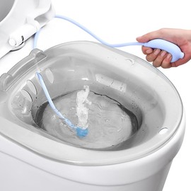 Baño Perineal Sobre El Inodoro Para Cuidado, Baño de Asiento para Adulto para Cuidado de Posparto, Baño de Asiento con Mitigar Infecciones, Se Adapta a La Mayoría de Los Asiento de Inodoro