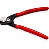 Knipex StepCut Cable Shears burnished, plastic coated 160 mm 95