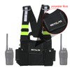 Retevis Universal Radio Vest Radio Chest Harness Front Pack Pouch,