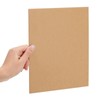 25 Pack Corrugated Cardboard Sheets, 8x10 Flat Card Boards Inserts