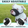 Yes4Quality Dog Muzzle (Medium), Soft & Breathable Mesh Muzzle for