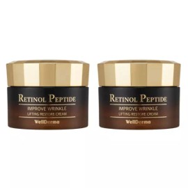 Wellderm 웰더마 레티놀 펩타이드 리프팅 리스토어 크림 50ml x 2EA Wellderm Retinol Peptide Lifting Restore Cream 50ml x 2EA