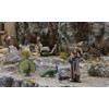 FADEDA Shepherd's Carriage, Height: 10 cm, Hand-Painted, Detailed Nativity Scene