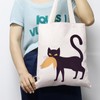 JXGZSO Kamala Cat Tote Bag Madam President Tote Bag Cat