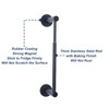 Magnetic Paper Towel Holder for Fridge, Adjustable Stainless Steel Rod,
