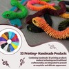 ZHRUOYAO 3D Printed Animals-Snake Viper,3D Printed Snake Toys 3D Printed