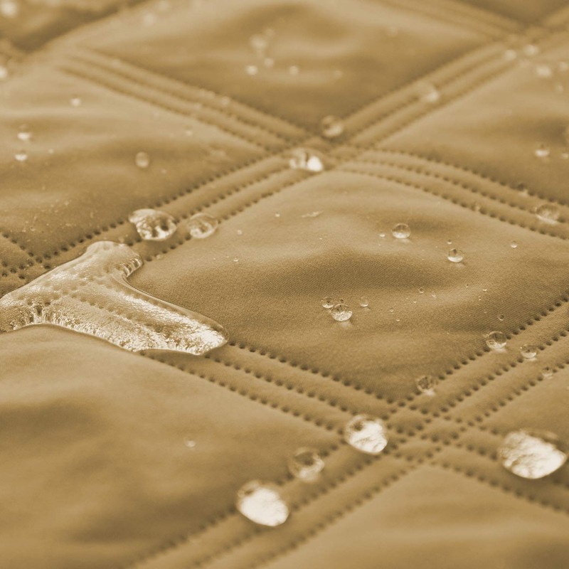 Ameritex - Funda impermeable para cama de perro con respaldo