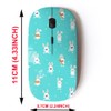 2.4G Wireless Mouse with Cute Pattern Design for All Laptops