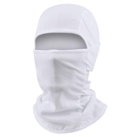 White Ski Mask for Men Balaclava Face Mask Women Summer Shiesty Mask Full Head Mask for Motorcycle Helmet Football Sun Protection