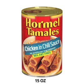 HORMEL Chicken Tamales, Canned Tamales, 15 Oz (Pack of 12)
