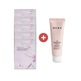 Hera Changwon's Spring Mask Pack (5 sheets) + Hera UV Protector Tone Up (1 40ml) given away / 창원의 봄 마스크팩 5매 + 헤라 UV 프로텍터 톤업 40ml 1개 증정