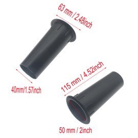 SYCZIOHU 8pcs Speaker Cabinet Port Tubes 50x115mm Speaker Port Tube Subwoofer Bass Box Vent Woofer for Speaker Cabinet Portable Speaker Home Speaker or Car Speaker