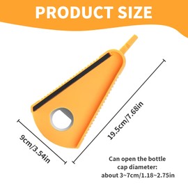 Asheyya 3PCS Multi Function Bottle Opener, Lid Opener for Jars and Bottles