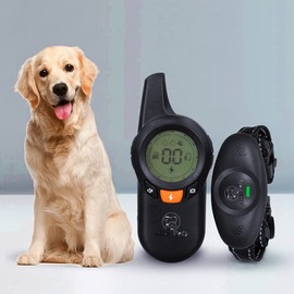 Alla Pets Remote Dog Training Collar Electronic with Care Anti-bark Vibration, Beep, or Shock, Rechargeable, Waterproof IPX7