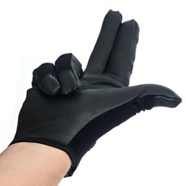 Layout Elite - Discgolf and Ultimate Frisbee Glove - Play Better with Consistent Grip (Black, XS)