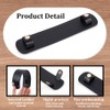 Beebeecraft 2 Sets Shoulder Strap PU Leather Black Replacement Detachable