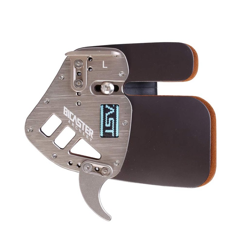 BICASTER Archery Finger Tabs Left Handed Recurve Bow Genuine Leather