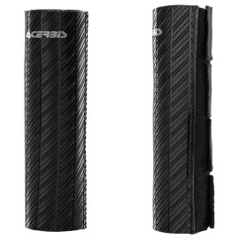 Acerbis Upper Fork Guards Protectors Black Motorcycle Dirt Bike Enduro MX