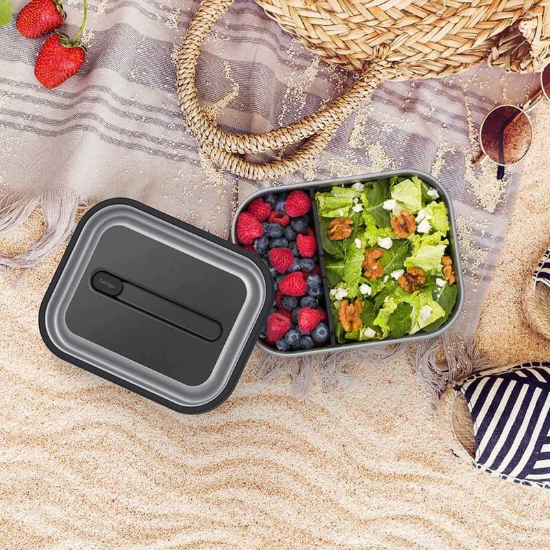 Bentgo Microwavable Stainless Steel Leak-proof Lunch Box 1200ml, Aqua