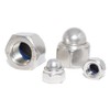 Acorn Nuts M4 Pack of 25 Hexagonal Acorn Nuts Self-Locking