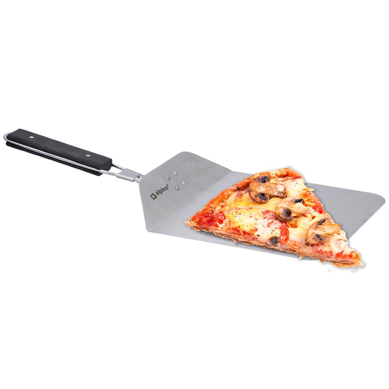 Folding Pizza Peel Bakers Paddle Large Stainless Steel Blade, Ergonomic