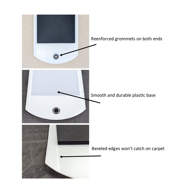 EZ Moves Professional Pull Furniture Slides, 6’ Length (Two Slides